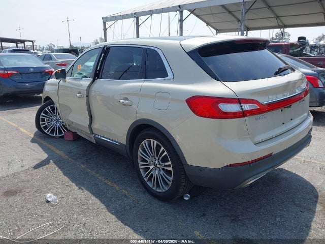 44814147 :رقم المزاد ، 2LMTJ6LP3GBL45456 vin ، 2016 Lincoln Mkx Reserve مزاد بيع