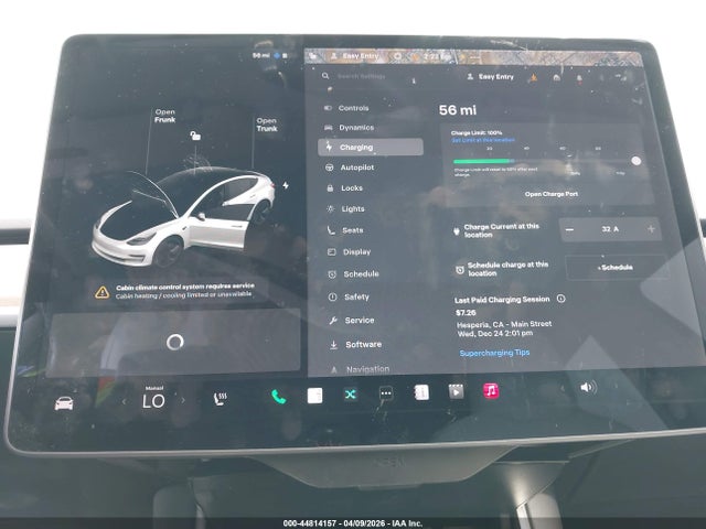 Aukcja sprzedaży 2020 Tesla Model 3 Standard Range Plus Rear-wheel Drive/standard Range Rear-wheel Drive, vin: 5YJ3E1EAXLF632581, numer aukcji: 44814157