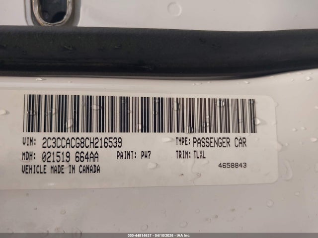 Aukcja sprzedaży 2012 Chrysler 300 Limited, vin: 2C3CCACG8CH216539, numer aukcji: 44814637