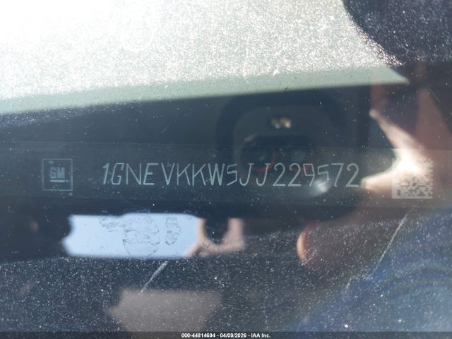 Продаж на аукціоні авто 2018 Chevrolet Traverse High Country, vin: 1GNEVKKW5JJ229572, номер лоту: 44814694