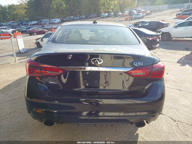 Продажа на аукционе авто 2018 Infiniti Q50 3.0t Luxe, vin: JN1EV7AR5JM433386, номер лота: 44814862