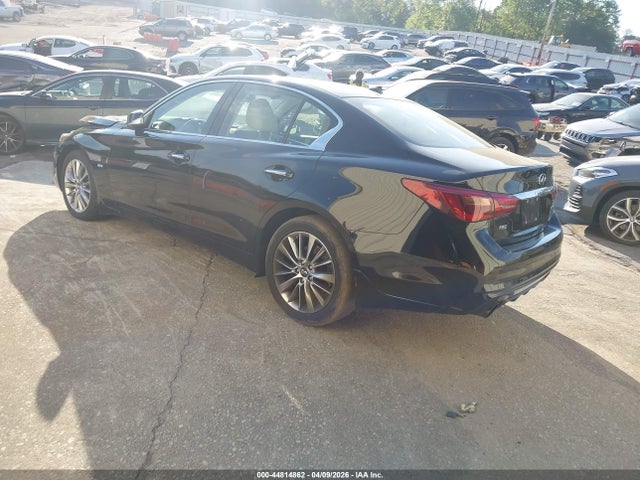 2018 Infiniti Q50 3.0t Luxe მანქანა იყიდება აუქციონზე, vin: JN1EV7AR5JM433386, აუქციონის ნომერი: 44814862