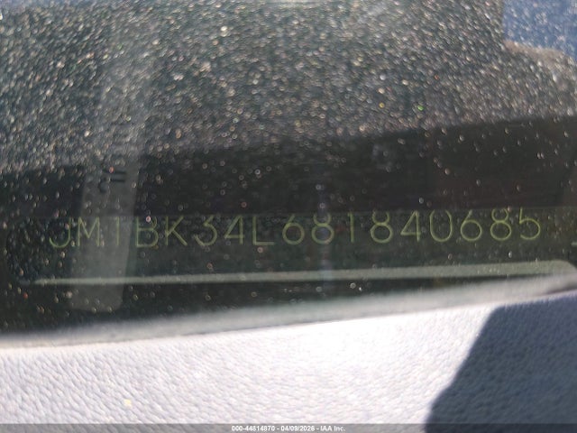 2008 Mazda Mazdaspeed3 Grand Touring მანქანა იყიდება აუქციონზე, vin: JM1BK34L681840685, აუქციონის ნომერი: 44814870