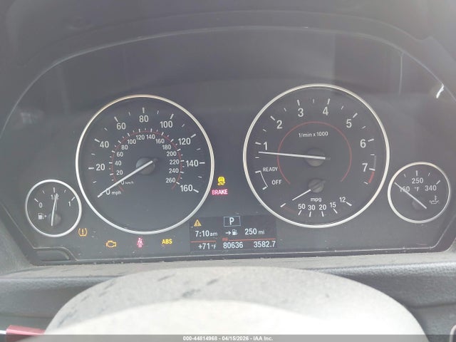 2016 Bmw 328i Xdrive მანქანა იყიდება აუქციონზე, vin: WBA8E3G54GNT74743, აუქციონის ნომერი: 44814968
