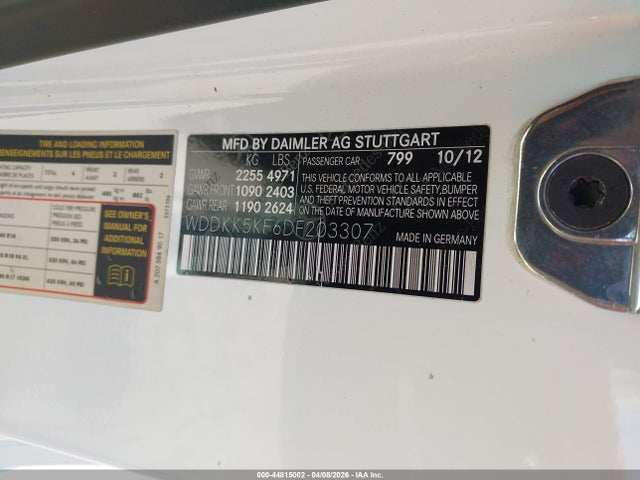 Продажа на аукционе авто 2013 Mercedes-benz E 350, vin: WDDKK5KF6DF203307, номер лота: 44815002