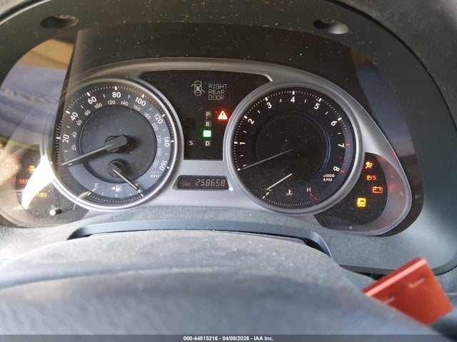 Продажа на аукционе авто 2008 Lexus Is 250, vin: JTHBK262785069000, номер лота: 44815216