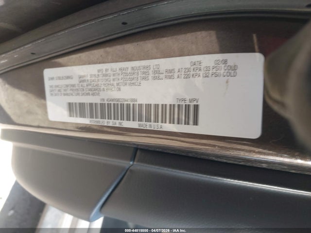 44815550 :رقم المزاد ، 4S4WX98D284418884 vin ، 2008 Subaru Tribeca Limited 7-passenger مزاد بيع