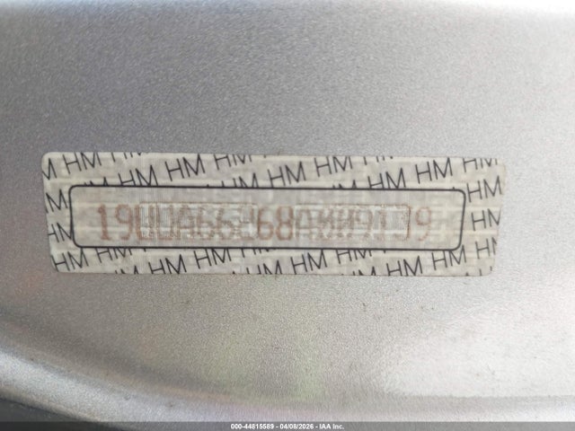 44815589 :رقم المزاد ، 19UUA66268A009139 vin ، 2008 Acura Tl 3.2 مزاد بيع
