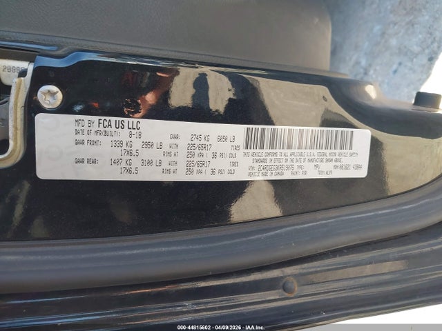 Продаж на аукціоні авто 2019 Dodge Grand Caravan Gt, vin: 2C4RDGEG3KR519076, номер лоту: 44815602