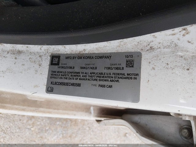 Chevrolet Spark 1lt Auto 2014 KL8CD6S93EC460588 Image 9