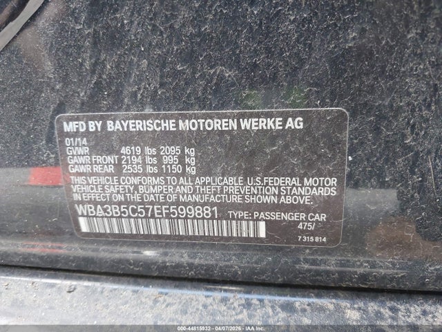 2014 BMW 328I WBA3B5C57EF599881 Photo 8