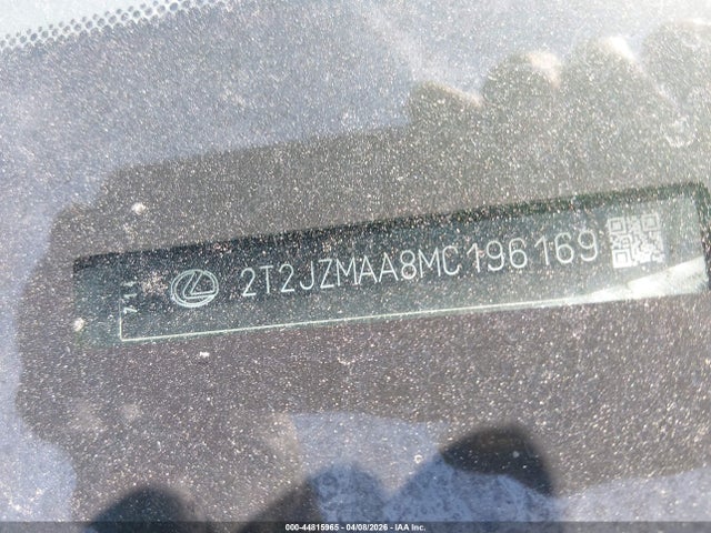 Aukcja sprzedaży 2021 Lexus Rx 350, vin: 2T2JZMAA8MC196169, numer aukcji: 44815965