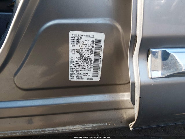 Продаж на аукціоні авто 2011 Nissan Rogue Sv, vin: JN8AS5MV8BW270082, номер лоту: 44816009
