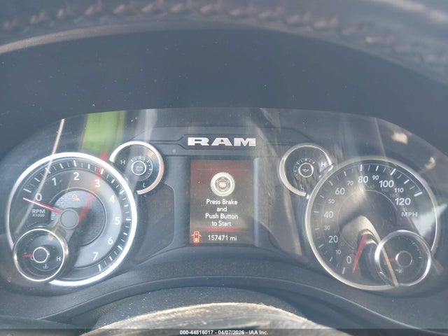 44816017 :رقم المزاد ، 1C6RREFT8KN744289 vin ، 2019 Ram 1500 Big Horn/lone Star  4x2 5'7 Box مزاد بيع
