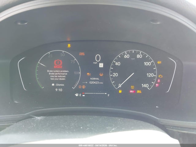 2025 Honda Civic Hybrid Sport/sport Touring მანქანა იყიდება აუქციონზე, vin: 2HGFE4F83SH319862, აუქციონის ნომერი: 44816022