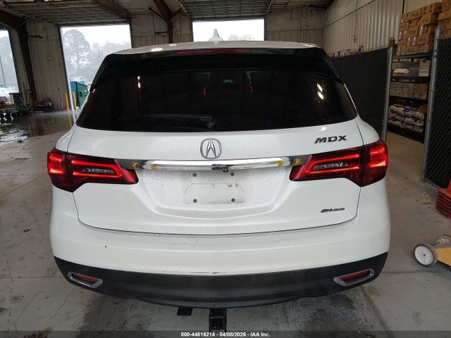 Aukcja sprzedaży 2016 Acura Mdx Technology   Acurawatch Plus Packages/technology Package, vin: 5FRYD4H47GB001419, numer aukcji: 44816214