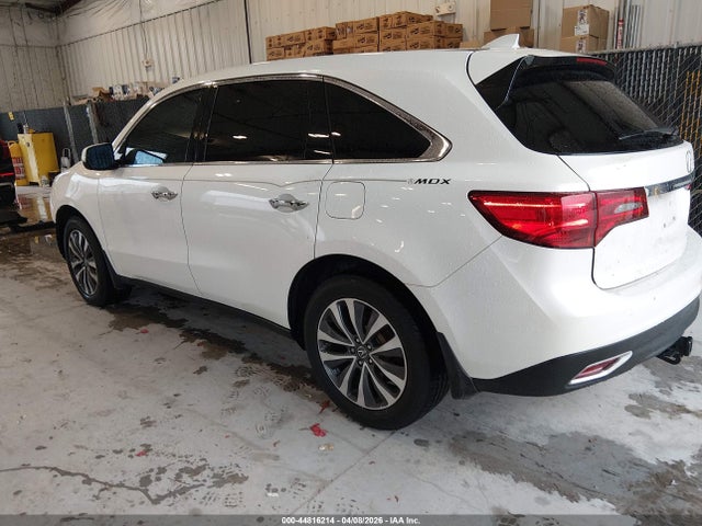 Aukcja sprzedaży 2016 Acura Mdx Technology   Acurawatch Plus Packages/technology Package, vin: 5FRYD4H47GB001419, numer aukcji: 44816214