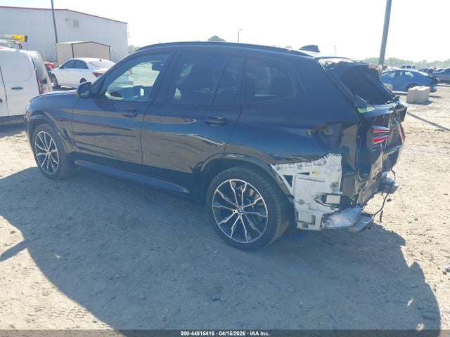 2022 Bmw X3 Sdrive30i მანქანა იყიდება აუქციონზე, vin: 5UX43DP07N9N13947, აუქციონის ნომერი: 44816416