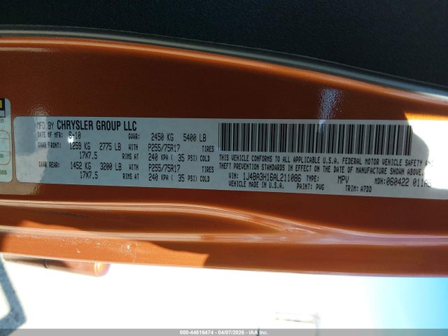 2010 JEEP WRANGLER UNLIMITED 1J4BA3H16AL211086 Photo 8