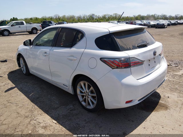 44816519 :رقم المزاد ، JTHKD5BH4C2053143 vin ، 2012 Lexus Ct 200h Premium مزاد بيع