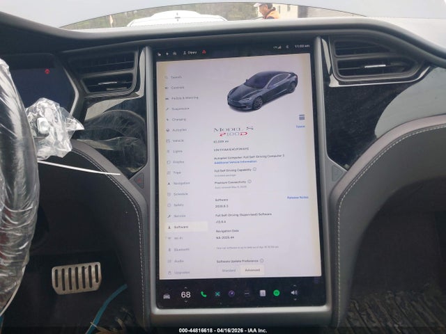 2018 Tesla Model S 100d/75d/p100d მანქანა იყიდება აუქციონზე, vin: 5YJSA1E40JF293215, აუქციონის ნომერი: 44816618