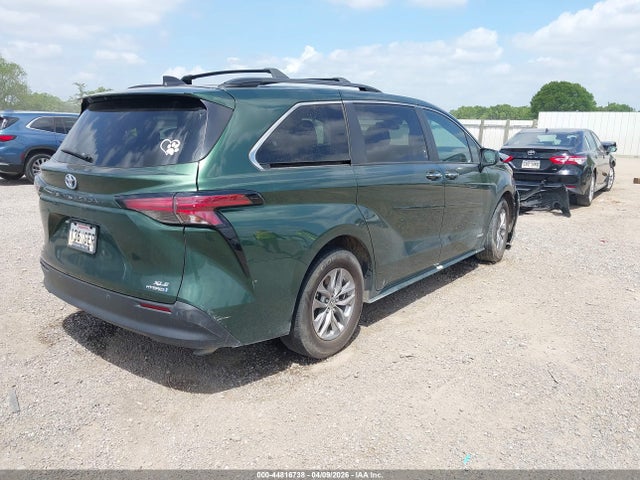 2021 Toyota Sienna Xle მანქანა იყიდება აუქციონზე, vin: 5TDJSKFCXMS036356, აუქციონის ნომერი: 44816738