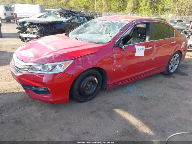 44816743 :رقم المزاد ، 1HGCR2F55GA166568 vin ، 2016 Honda Accord Sport مزاد بيع