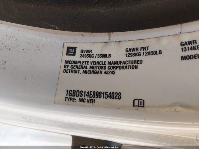Продажа на аукционе авто 2009 Chevrolet Colorado Work Truck, vin: 1GBDS14E898154028, номер лота: 44816825