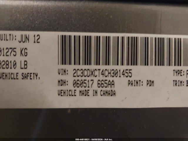 Aukcja sprzedaży 2012 Dodge Charger R/t, vin: 2C3CDXCT4CH301455, numer aukcji: 44816921