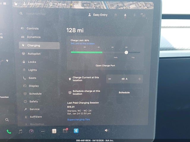 2023 Tesla Model 3 Performance Dual Motor All-wheel Drive მანქანა იყიდება აუქციონზე, vin: 5YJ3E1EC9PF672917, აუქციონის ნომერი: 44816936