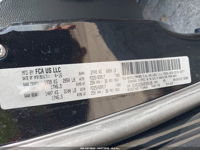 2016 DODGE GRAND CARAVAN 2C4RDGEG4GR350189 Photo 8