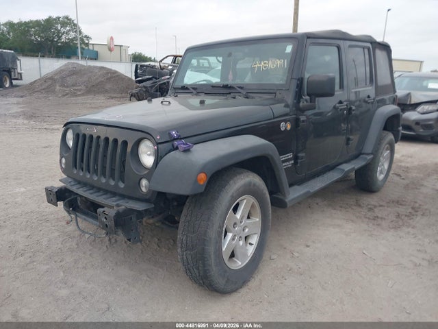 2017 Jeep Wrangler Unlimited Sport 4x4 მანქანა იყიდება აუქციონზე, vin: 1C4BJWDGXHL510205, აუქციონის ნომერი: 44816991