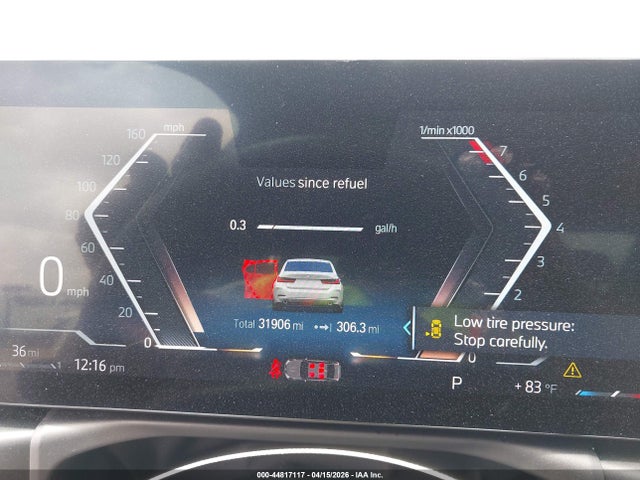 Aukcja sprzedaży 2024 Bmw 330i, vin: 3MW69FF02R8E23186, numer aukcji: 44817117
