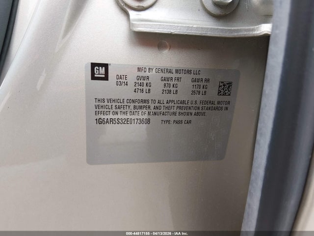Cadillac CTS LUXURY 2014 1G6AR5S32E0173608 Image 9