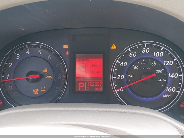 44817242 :رقم المزاد ، JNKCV61E69M305308 vin ، 2009 Infiniti G37 Journey مزاد بيع