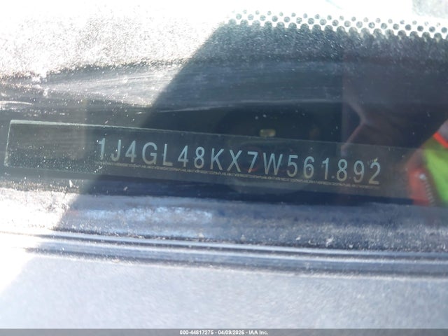 2007 Jeep Liberty Sport მანქანა იყიდება აუქციონზე, vin: 1J4GL48KX7W561892, აუქციონის ნომერი: 44817275