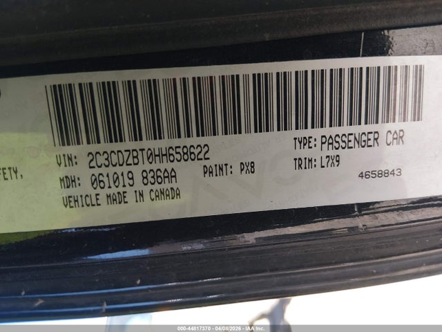 2C3CDZBT0HH658622 Dodge Challenger R/t