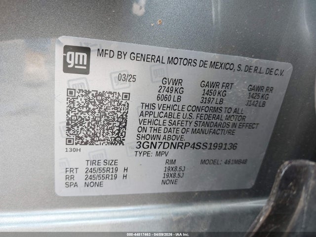 Chevrolet Equinox Ev Lt 2 2025 3GN7DNRP4SS199136 Image 9