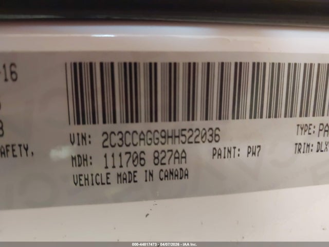 Продажа на аукционе авто 2017 Chrysler 300 300s Awd, vin: 2C3CCAGG9HH522036, номер лота: 44817473