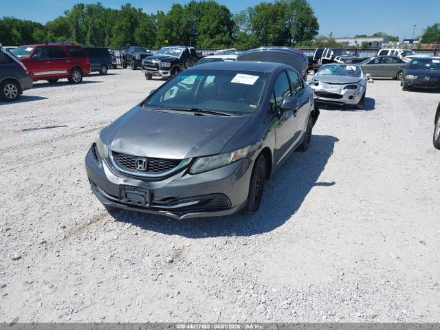 44817492 :رقم المزاد ، 19XFB2F54DE043823 vin ، 2013 Honda Civic Lx مزاد بيع
