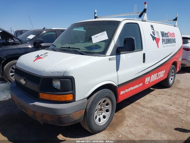 44817573 :رقم المزاد ، 1GCSGAFX6D1110193 vin ، 2013 Chevrolet Express 1500 Work Van مزاد بيع