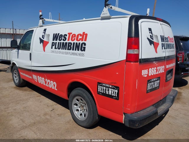44817573 :رقم المزاد ، 1GCSGAFX6D1110193 vin ، 2013 Chevrolet Express 1500 Work Van مزاد بيع