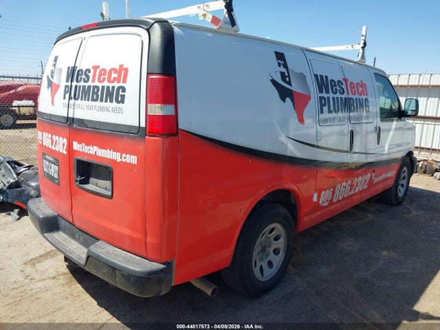 44817573 :رقم المزاد ، 1GCSGAFX6D1110193 vin ، 2013 Chevrolet Express 1500 Work Van مزاد بيع