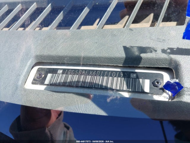 44817573 :رقم المزاد ، 1GCSGAFX6D1110193 vin ، 2013 Chevrolet Express 1500 Work Van مزاد بيع