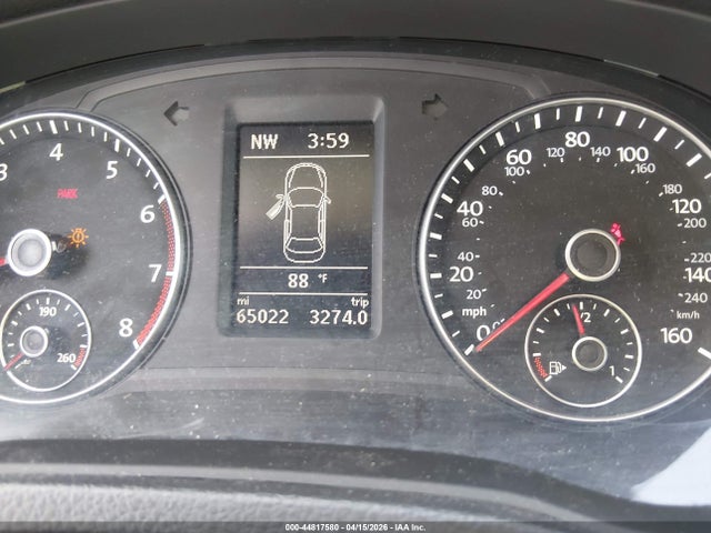 44817580 :رقم المزاد ، 1VWBH7A35DC011693 vin ، 2013 Volkswagen Passat 2.5l Se مزاد بيع