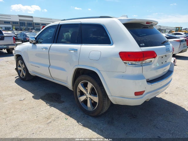 Продажа на аукционе авто 2016 Jeep Grand Cherokee Overland, vin: 1C4RJECG3GC500009, номер лота: 44817691