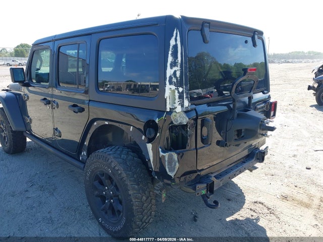 44817777 :رقم المزاد ، 1C4HJXDN8MW816875 vin ، 2021 Jeep Wrangler Unlimited Willys 4x4 مزاد بيع