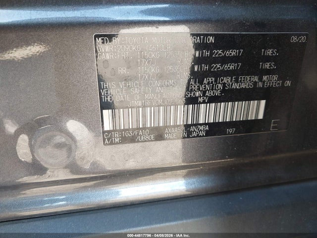 Toyota Rav4 Xle 2021 JTMW1RFV0MJ022563 Image 9