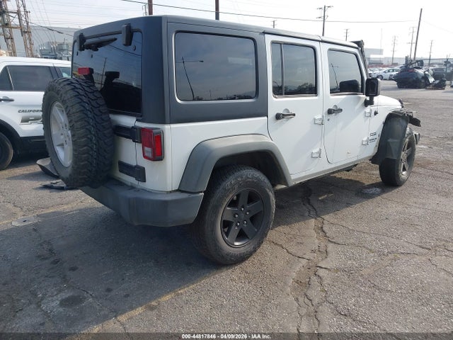Продаж на аукціоні авто 2017 Jeep Wrangler Unlimited Sport 4x4, vin: 1C4BJWDG6HL738475, номер лоту: 44817846
