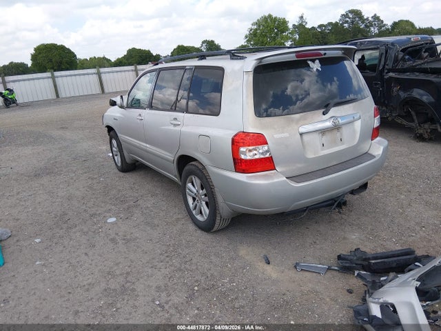 44817872 :رقم المزاد ، JTEDW21AX60001499 vin ، 2006 Toyota Highlander Hybrid Limited V6 مزاد بيع